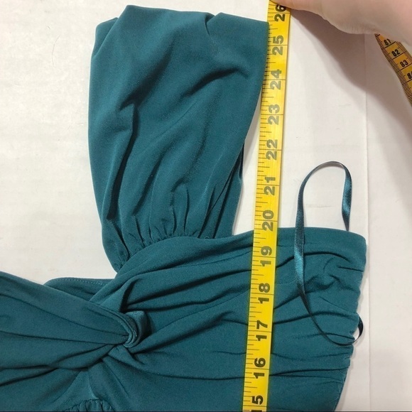 Loft Teal One Shoulder Top NWT XS - Picture 7 of 7